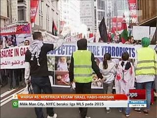 Warga AS, Australia kecam Israel habis-habisan