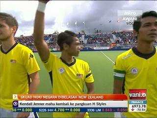 Skuad hoki negara dibelasah New Zealand