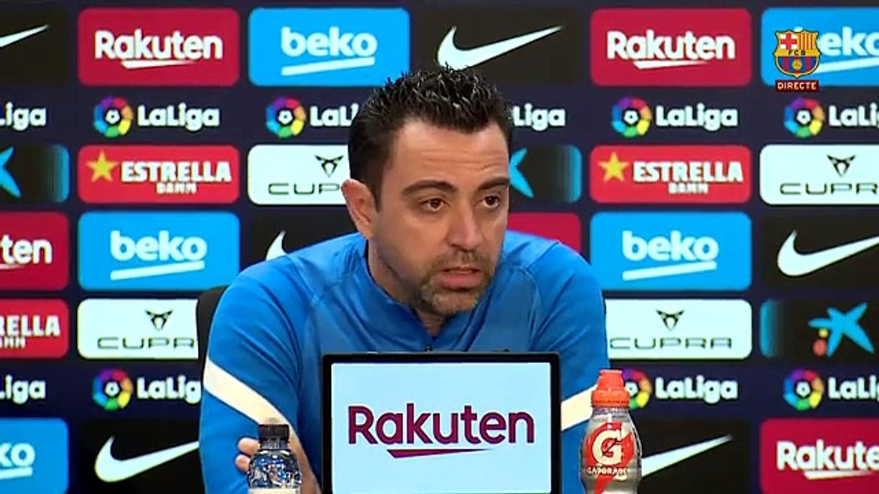 Xavi: "Tenemos confianza absoluta en Ferran" / FCB