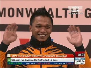 Emas ke-50 Sukan Komanwel pembakar semangat