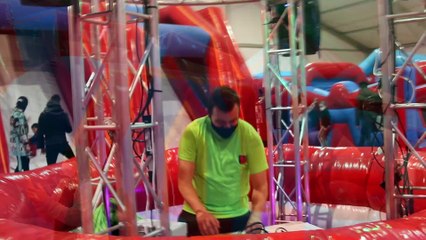 El parque hinchable más grande del mundo está en Madrid