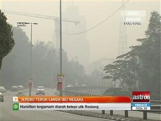 Jerebu teruk landa ibu negara