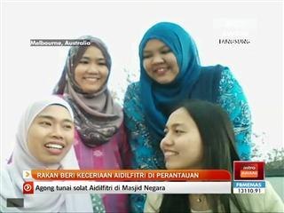 Rakan beri keceriaan Aidilfitri di perantauan