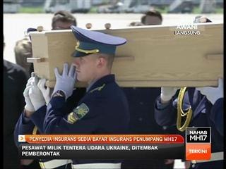Penyedia insurans sedia bayar insurans penumpang MH17