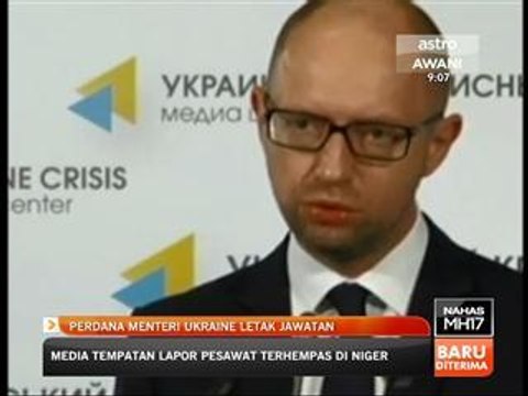 Perdana Menteri Ukraine letak jawatan