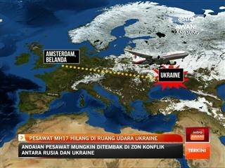 Ukraine tuduh kumpulan pemisahnya tembak jatuh MH17