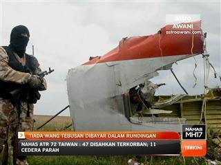 Tiada wang tebusan dibayar dalam rundingan