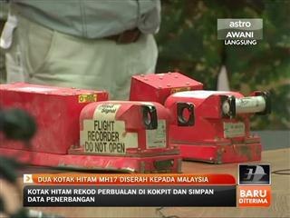 Dua kotak hitam MH17 diserah kepada Malaysia