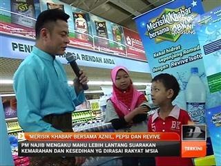 'Merisik Khabar' bersama Aznil, Pepsi dan Revive