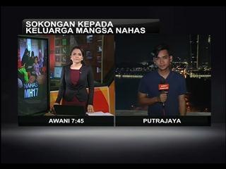 MH17: Sokongan kepada keluarga mangsa nahas