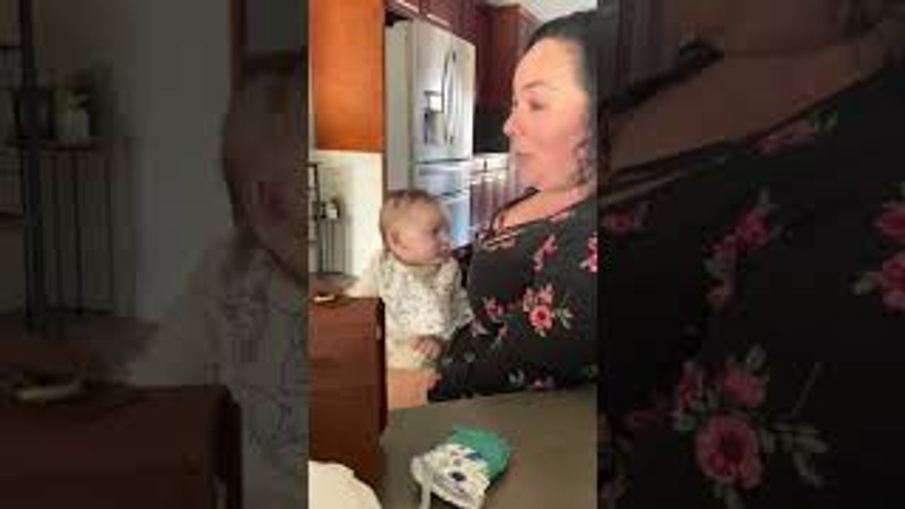 Hungry Baby Boy Can't Help But Stare