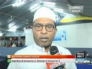 Nahas MH17: MB Perak rakam takziah
