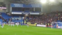 Burnley players thank fans after 3-0 victory over Brighton