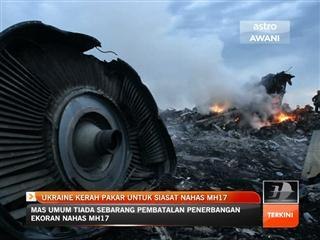 Ukraine kerah pakar untuk siasat nahas MH17
