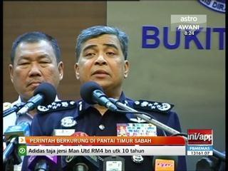 Perintah berkurung di pantai timur Sabah