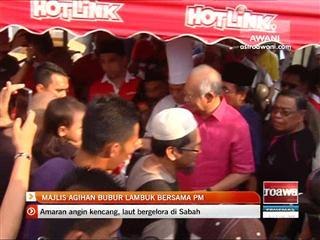 Majlis agihan bubur lambuk bersama PM