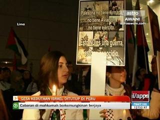 Gesa kedutaan Israel ditutup di Peru