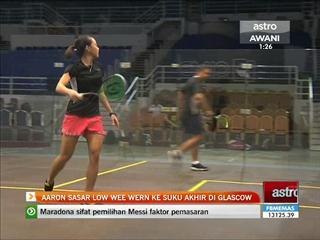 Aaron sasar Low Wee Wern ke suku akhir di Glasgow