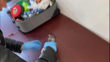 Hoparlöre gizlenmiş uyuşturucu ele geçirildi