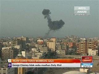 Regim Zionis terus membedil Gaza