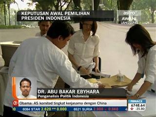 Keputusan awal Pemilihan Presiden Indonesia
