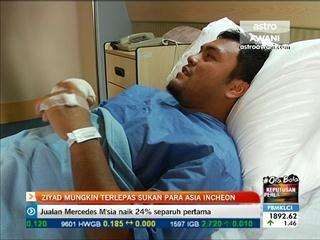 Ziyad mungkin terlepas sukan Para Asia Incheon