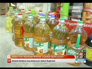 Aidilfitri: Bekalan minyak dijamin mencukupi