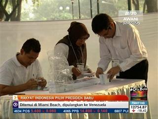 Rakyat Indonesia pilih presiden baru