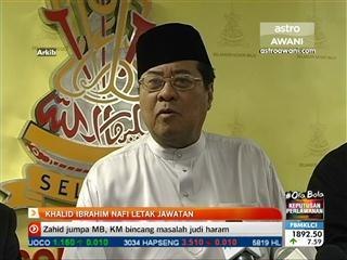 Khalid Ibrahim nafi letak jawatan