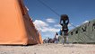 Un campamento desbordado y precario, el refugio de los migrantes que llegan a Chile