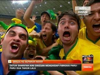 Brazil ke separuh akhir tewaskan Colombia