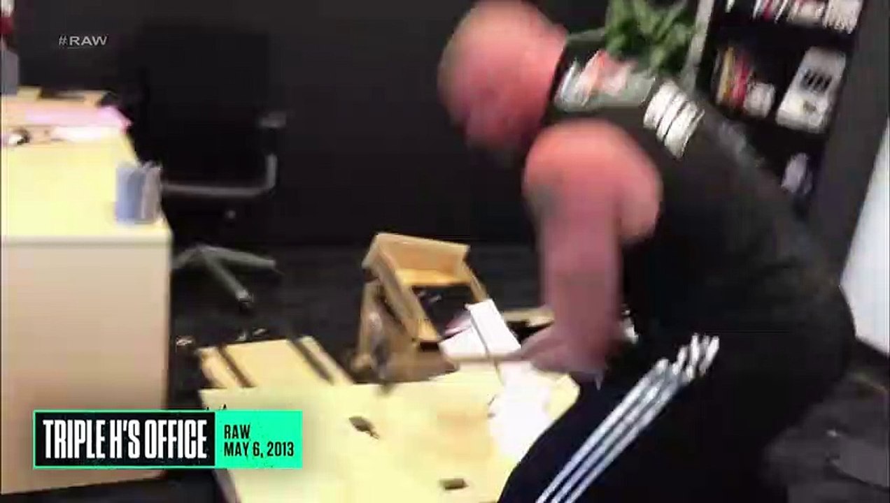 Brock Lesnar destroying things: WWE Playlist
