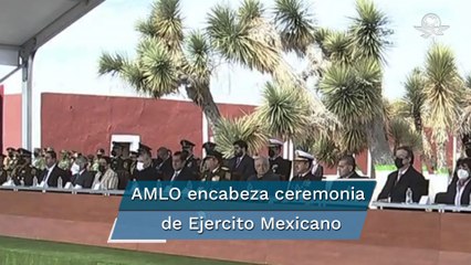 Encabeza AMLO ceremonia del 109 aniversario del Ejército Mexicano