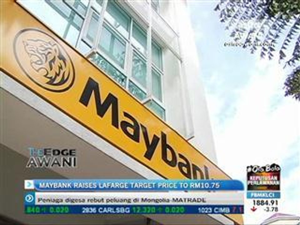 Maybank raises Lafarge target price to RM10.75