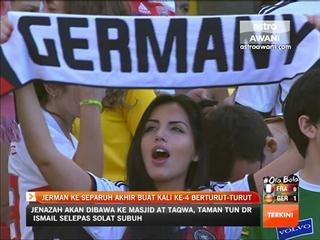 Jerman ke separuh akhir buat kali ke-4 berturut-turut