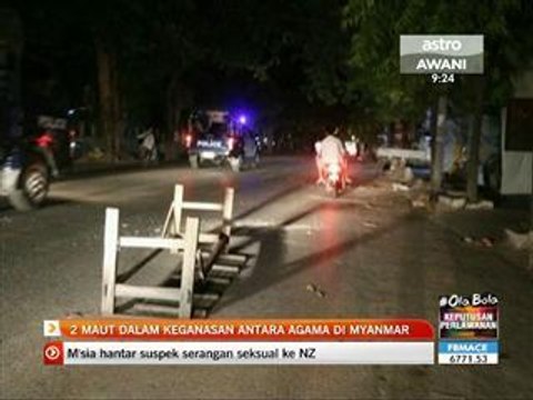 2 maut dalam keganasan antara agama di mahkamah