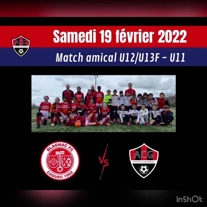 U11 - U12/U13F Blagnac FC Match Amical [19/02/2022]