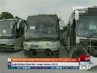 Demonstrasi desak penyelesaian kes 43 pelajar hilang