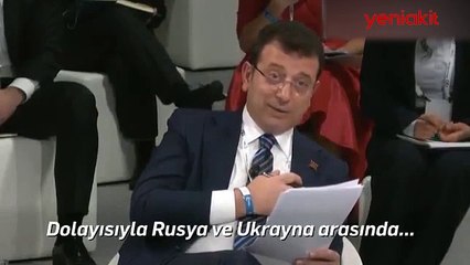 İstanbul'u felç eden Ekrem Rusya-Ukrayna krizine el attı