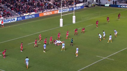 TOP 14 - Essai de Bautista DELGUY (USAP) - RC Toulon - USA Perpignan - J18 - Saison 2021/2022