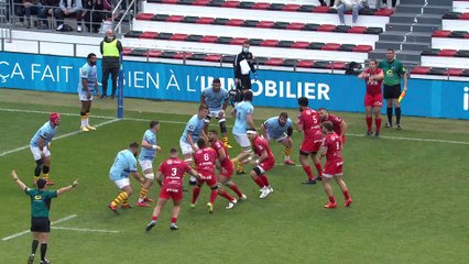 TOP 14 - Essai de Julien HERITEAU (RCT) - RC Toulon - USA Perpignan - J18 - Saison 2021/2022