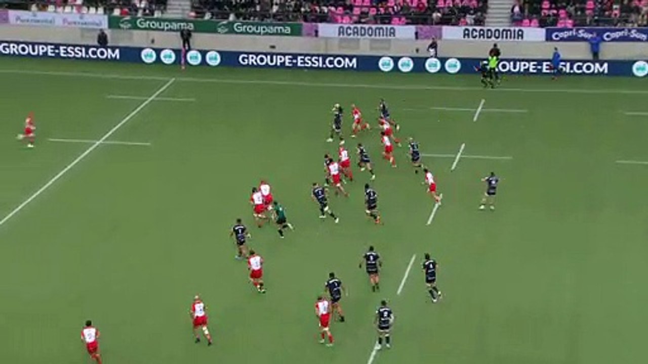 TOP 14 - Essai de Kylan HAMDAOUI (SFP) - Stade Français Paris - Biarritz Olympique - J18 - Saison 2021/2022