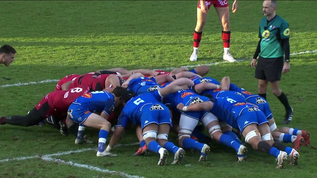 TOP 14 - Essai de Thomas COMBEZOU (CO) - Castres Olympique - LOU Rugby - J18 - Saison 2021/2022