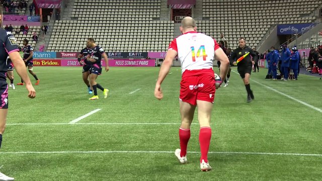 TOP 14 - Essai de Gavin STARK (BO) - Stade Français Paris - Biarritz Olympique - J18 - Saison 2021/2022