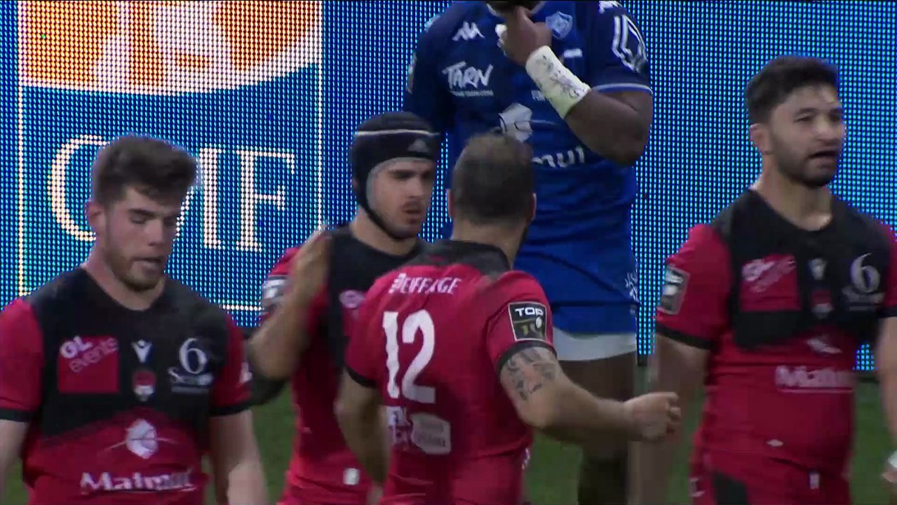 TOP 14 - Essai de Clément LAPORTE (LOU) - Castres Olympique - LOU Rugby - J18 - Saison 2021/2022