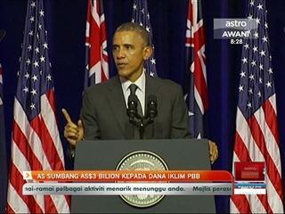 AS sumbang AS$3 bilion kepada dana iklim PBB