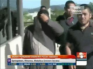 Bekas pengarah didakwa pecah amanah