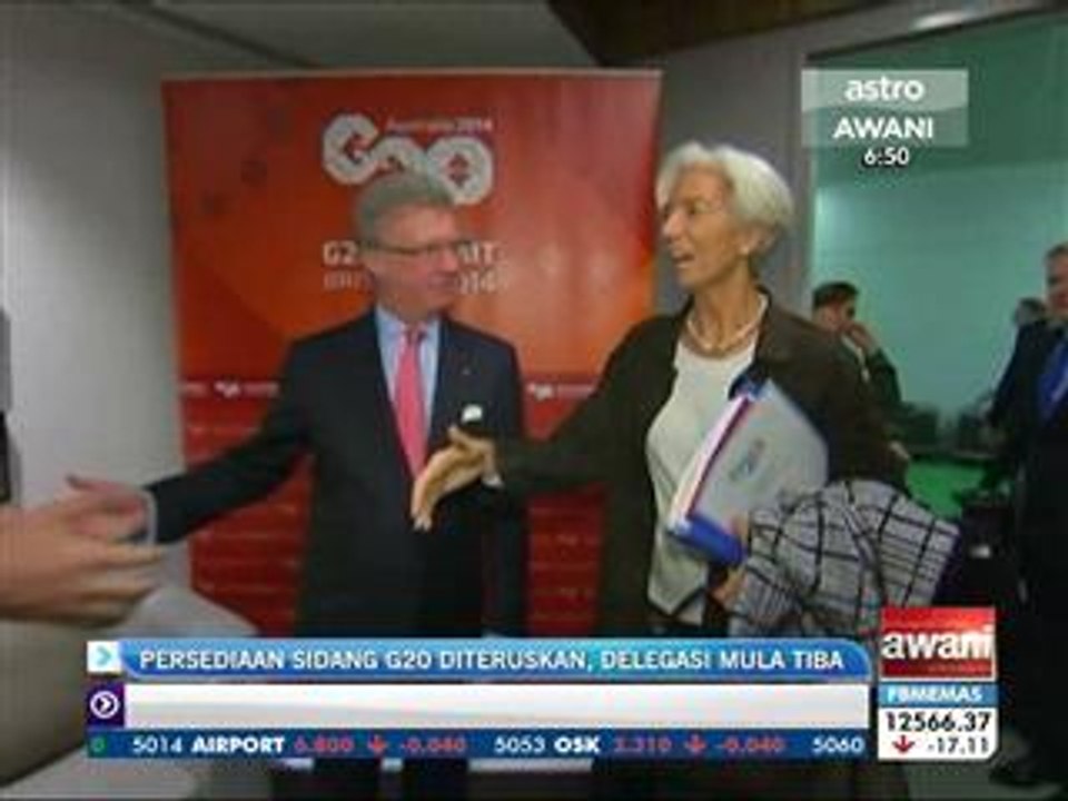 Persediaan Sidang G20 diteruskan, delegasi mula tiba