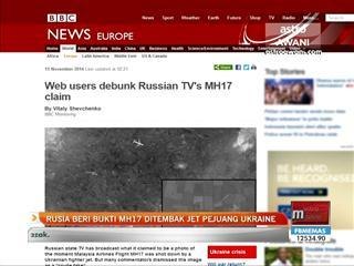 Rusia beri bukti MH17 ditembak jet pejuang Ukraine