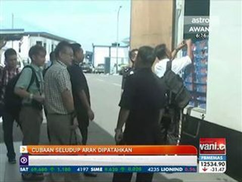 Cubaan seludup arak dipatahkan